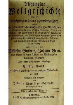 Allgemeine Weltgeschichte 1773r