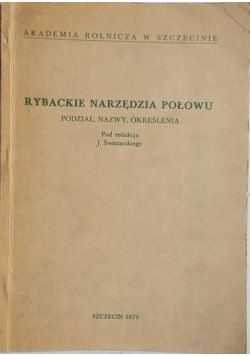 Rybackie narzędzia połowu