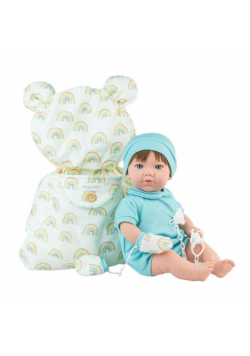 Lalka hiszpańska Teo Nana ze śpiworkiem 45cm