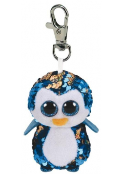 Beanie Boos - Cekinowy Pingwin 8,5cm brelok