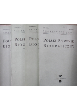 Polski Słownik Biograficzny Tom XXXV 4 zeszyty