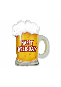 Balon foliowy Kufel: Happy Beer 68x65cm