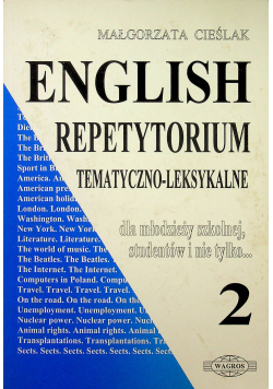 English repetytorium Tematyczno - Leksykalne