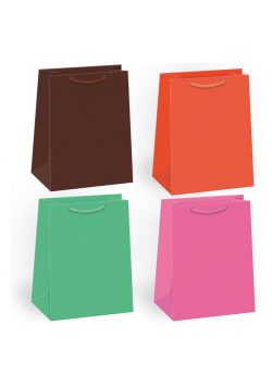 Torba prezentowa One colour 23x32x12,5 cm mix