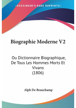 Biographie Moderne V2