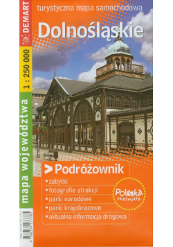 Dolnośląskie Podróżownik turystyczna mapa samochodowa