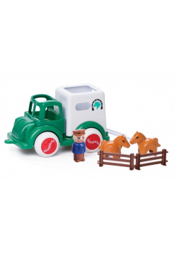 Pojazd Jumbo Transport koni z figurkami