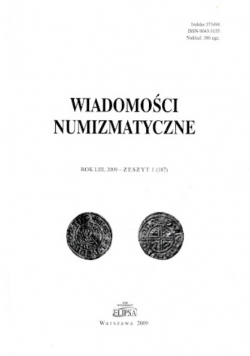 Wiadomości numizmatyczne 2009