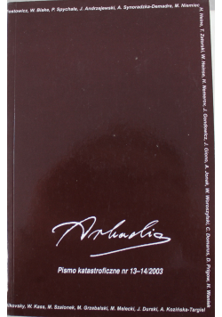 Arkadia Pismo katastroficzne nr 13 i 14