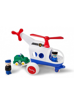 Fly - Helikopter Policja z figurkami