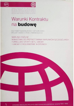 Warunki kontraktu na urządzenia i budowę