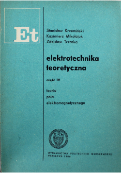 Elektrotechnika teoretyczna cz IV