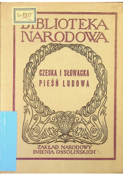 Czeska i słowacka pieśń ludowa