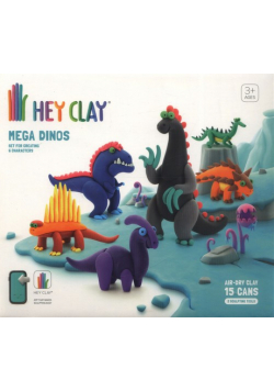 Masa plastyczna Hey Clay Dinozaury Dinos HCL15017