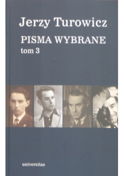 Turowicz Pisma wybrane Tom 3