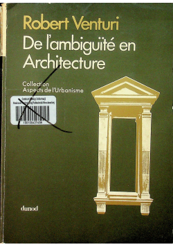 De lambiguite en architecture