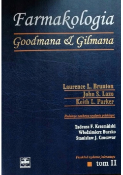 Farmakologia Godmana Gilmana Tom II