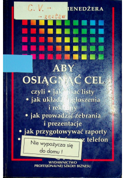 Aby osiągnąć cel