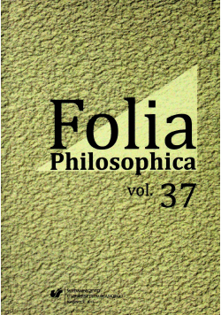 Folia Philosophica vol 37