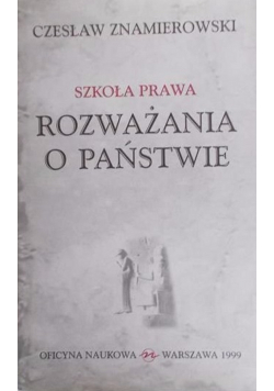 Szkoła prawa Rozważania o państwie
