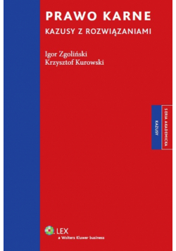 Prawo karne : Kazusy z rozwiązaniami
