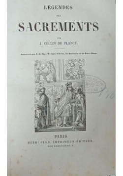 Legendes sacrements 1861 r.