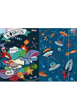 Teczka z gumką A4 Kosmos STRIGO
