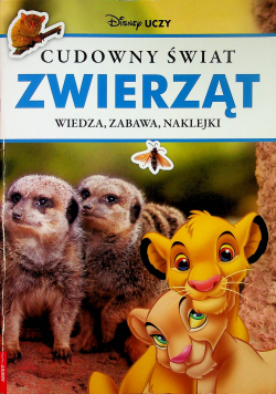 Disney Uczy Cudowny świat zwierząt Zabawa z naklejkami
