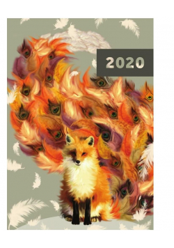 Kalendarz 2020 A6 tygodniowy Pretty Fox NARCISSUS