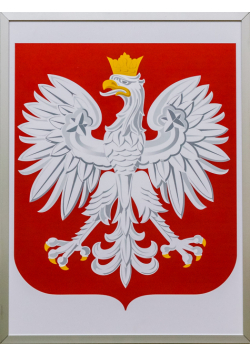 Godło Polska 305x405 mm rama