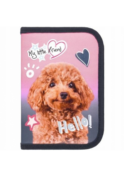 Piórnik dwuklapkowy bez wyposażenia Hello Dog