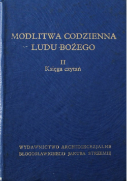 Modlitwa codzienna ludu Bożego, II Księga czytań