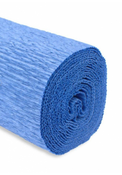 Krepina 50x250cm 180g niebieski lazur