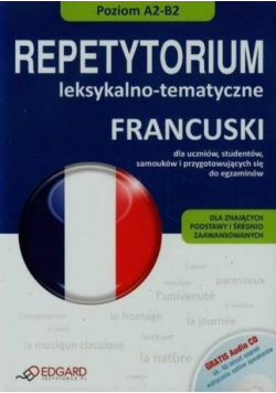 Francuski  Repetytorium leksykalno tematyczne Plus płyta CD