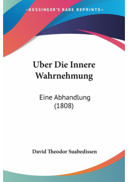 Uber Die Innere Wahrnehmung