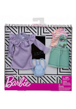 Barbie ubranka z akcesoriami 2 pak 14