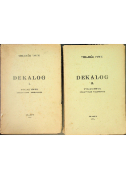 Dekalog Tom I i II 1933 r. 1934 r.