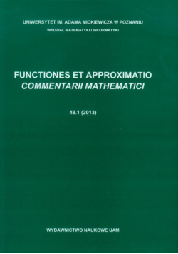 Functiones et approximatio 48.1