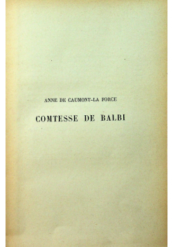 Comtesse de Balbi 1908 r