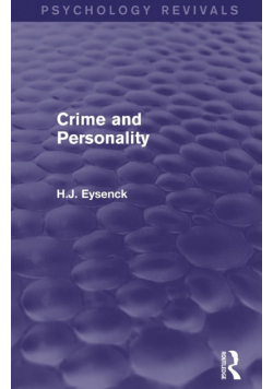 Crime and Personality (Psychology Revivals)