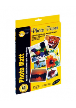 Papier foto A4/50ark matowy 140g YELLOW ONE