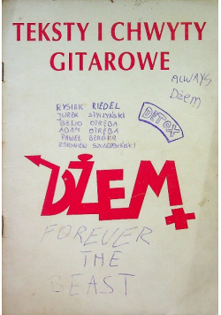Teksty i chwyty gitarowe Dżem