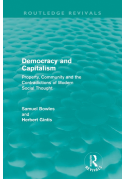 Democracy and Capitalism (Routledge Revivals)