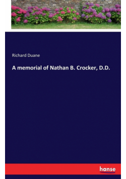 A memorial of Nathan B. Crocker, D.D.