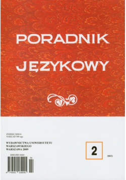 Poradnik językowy 2/2009