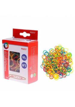 Gumki recepturki kolorowe 30x1,5mm 60g
