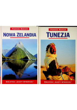 Podróże marzeń Tunezja Nowa Zelandia 2 tomy
