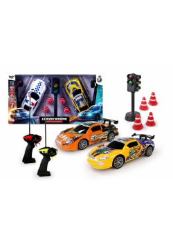 Zestaw auto pościg policyjny R/C 2szt mix