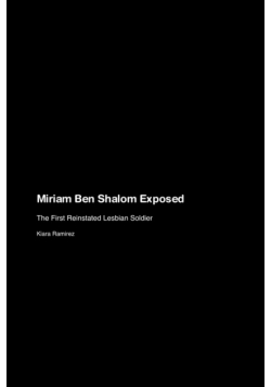 Miriam Ben Shalom Exposed