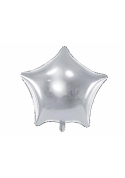 Balon foliowy Gwiazdka 70cm srebrny